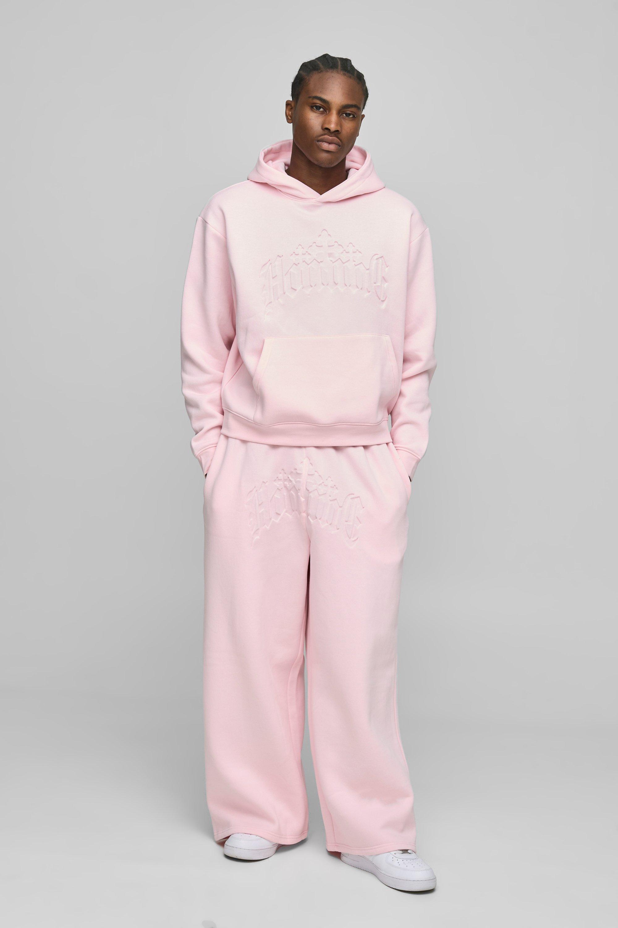 Men's Pink Tracksuits | boohooMAN USA Men's Pink Tracksuits | boohooMAN USA